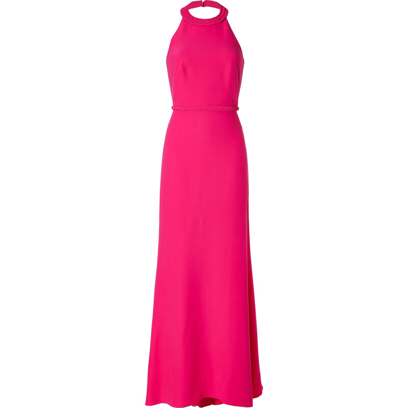 Valentino Fuchsia Braid Embellished Gown