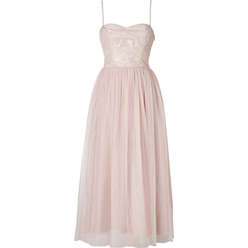 RED Valentino Lace Tulle Evening Gown