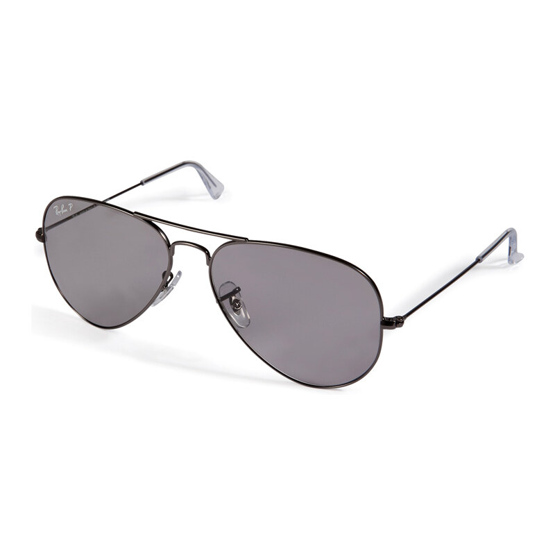 Ray-Ban Metal Large Aviator Polarized Sunglasses