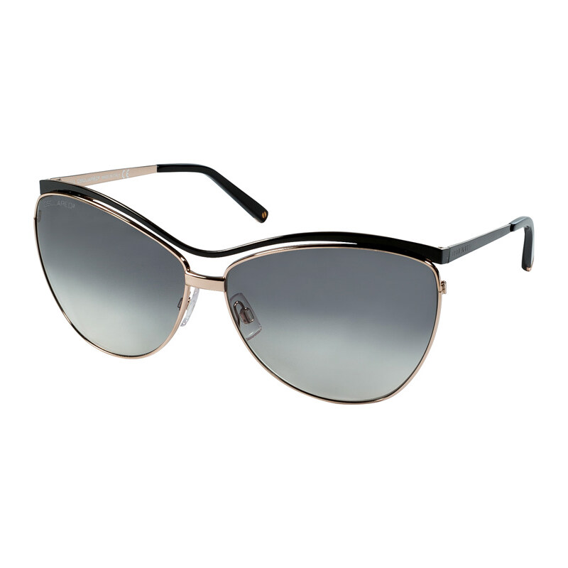 Dsquared2 Gold-Toned/Black Metal Oversized Gradient Sunglasses