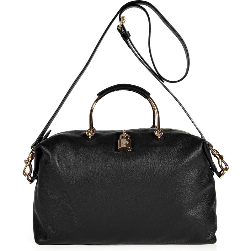 Mulberry Black Hetty Clipper Soft Matte Bag