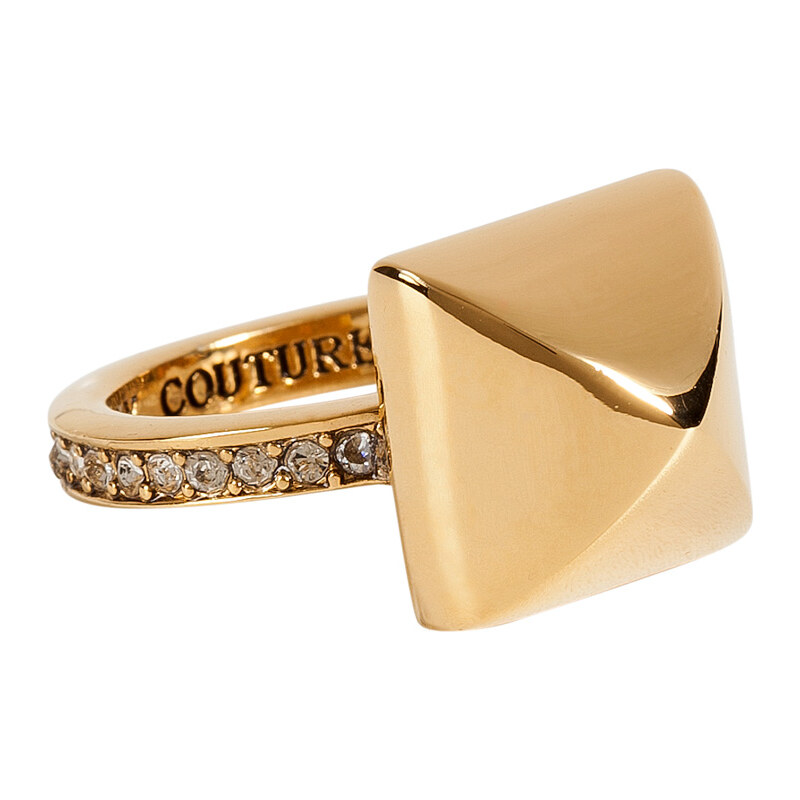 Juicy Couture Gold-Toned Pyramid Ring