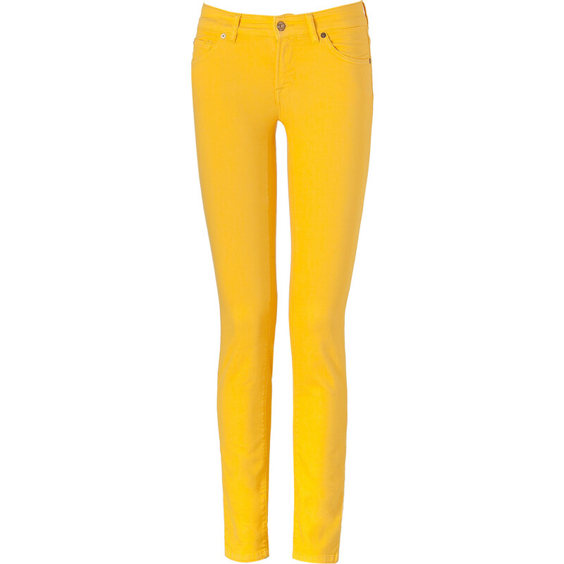 Seven for all Mankind Drill Yellow Classic Skinny Cristen Jeans