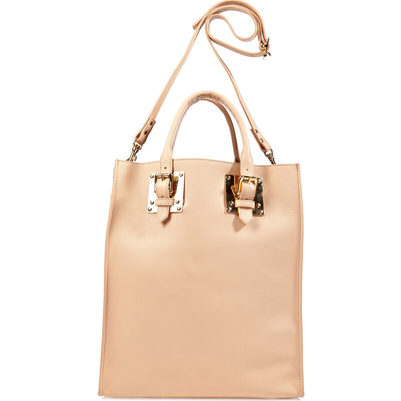 Sophie Hulme Nude Soft Leather Convertible Tote