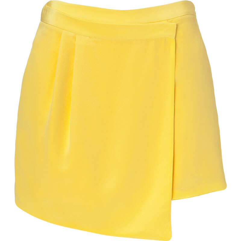 Tibi Grapefruit Silk Skort