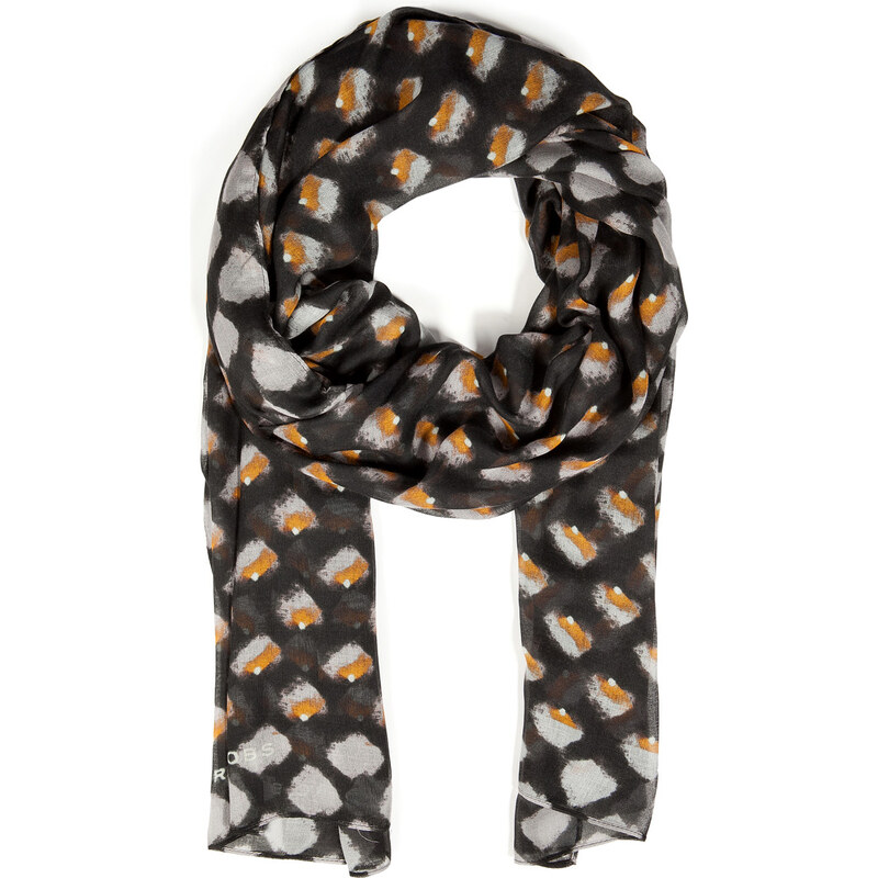 Marc by Marc Jacobs Laurel Check Scarf in Black Multi