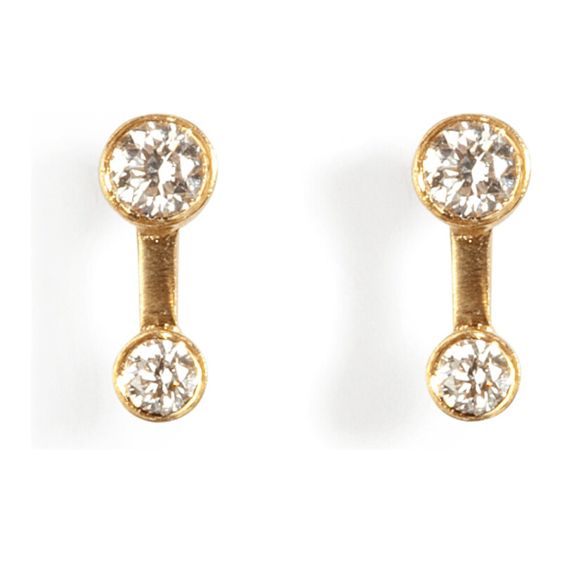 Sophie Bille Brahe Gold/Diamond Minoir Etoile Earrings