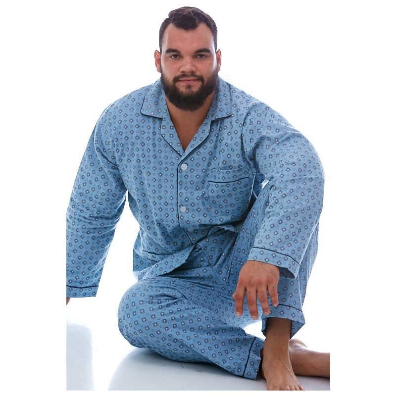 Naspani Pánské pyžamo flanel 1P0612
