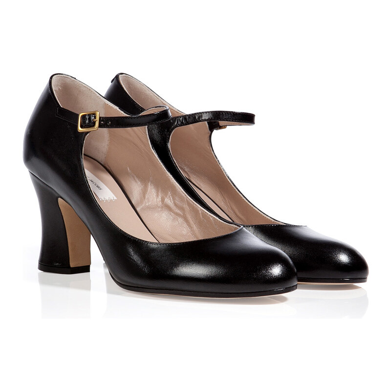 Marc Jacobs Leather Mary-Janes in Black