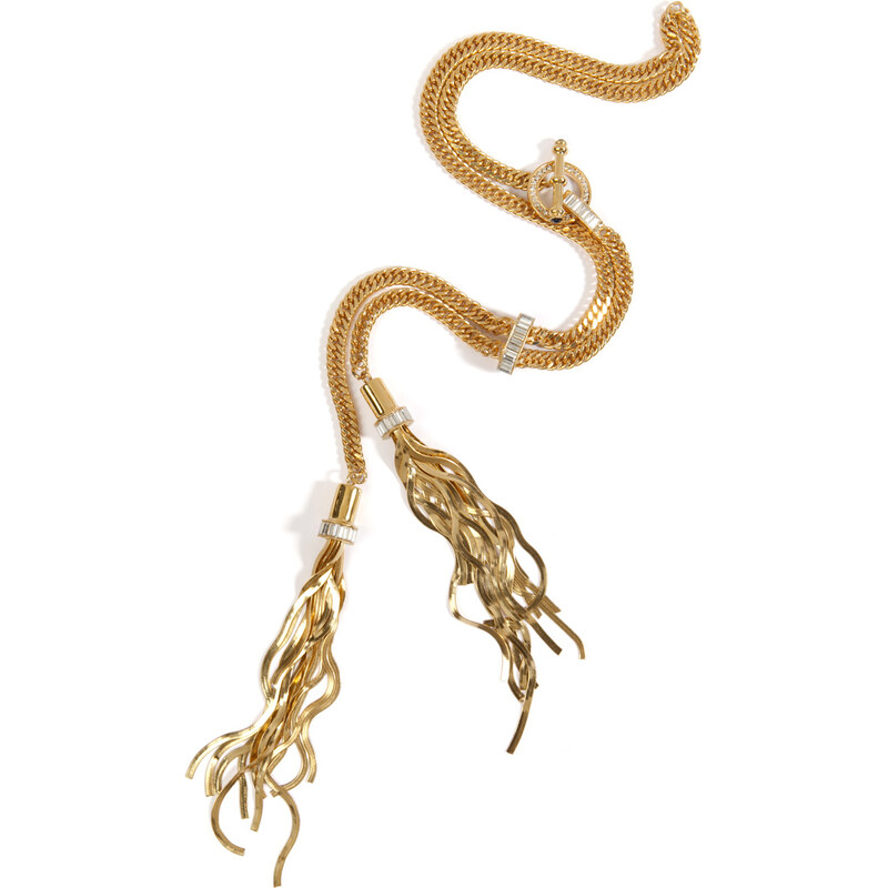 Emilio Pucci Tassel Necklace in Gold
