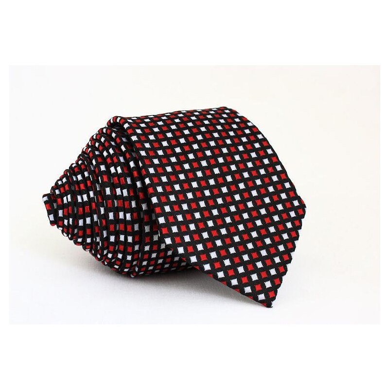 Šperky LAFIRA Style Pánská barevná slim kravata s kostičkami - 6 cm
