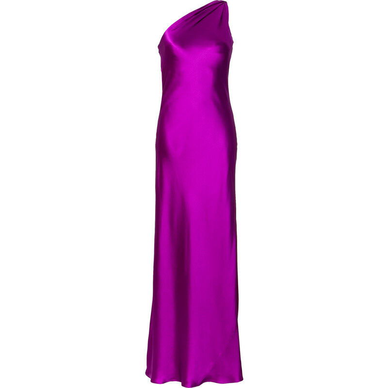 Ralph Lauren Collection Fuchsia Silk Satin Julien Evening Gown
