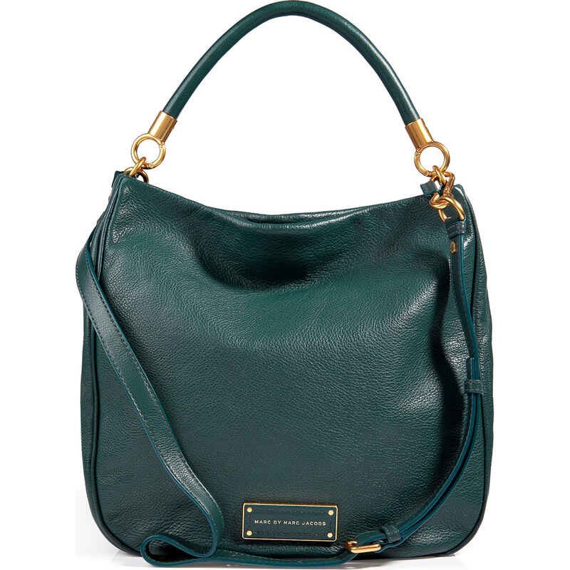 Marc by Marc Jacobs Leather Hobo in Teal Goblet