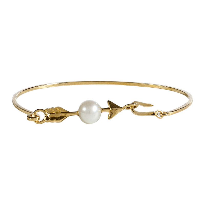 Delfina Delettrez Gold/Pearl Cupid Bracelet
