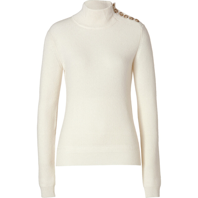 Marc by Marc Jacobs Cashmere Turtleneck Pullover in Antique White