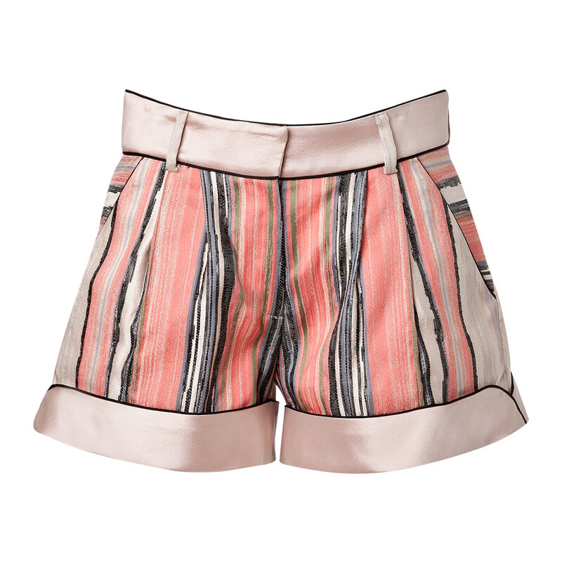 Jonathan Simkhai Powder-Multi Striped Shorts