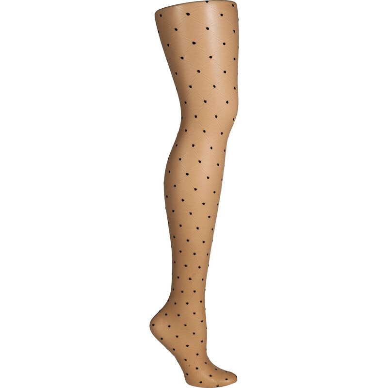 Fogal Blossom/Black Dotted Classy Stockings