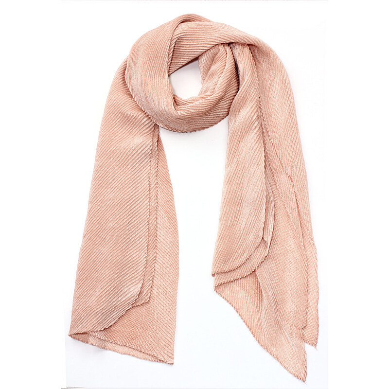 Anna Grace London Anna Grace Dámský růžový šátek AGSC009 57321207