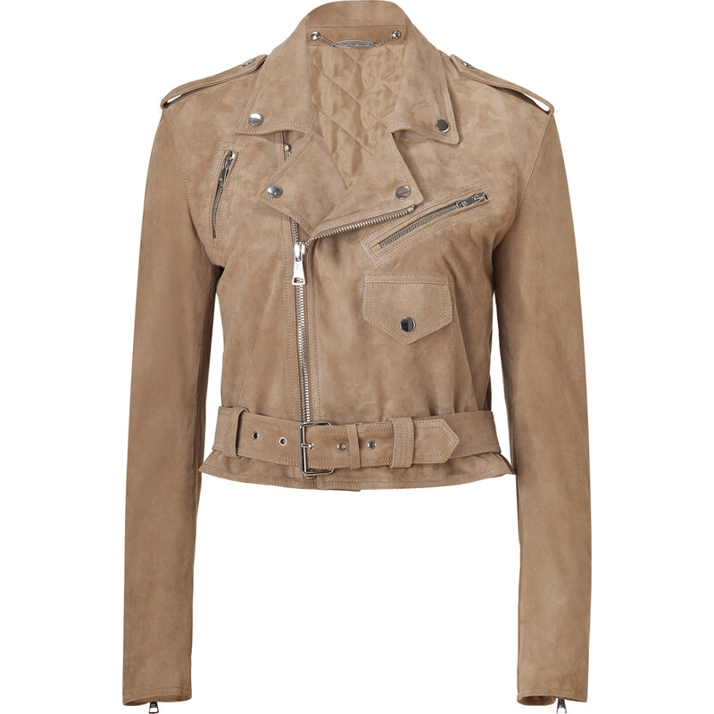Ralph Lauren Collection Taupe Suede Davidson Jacket