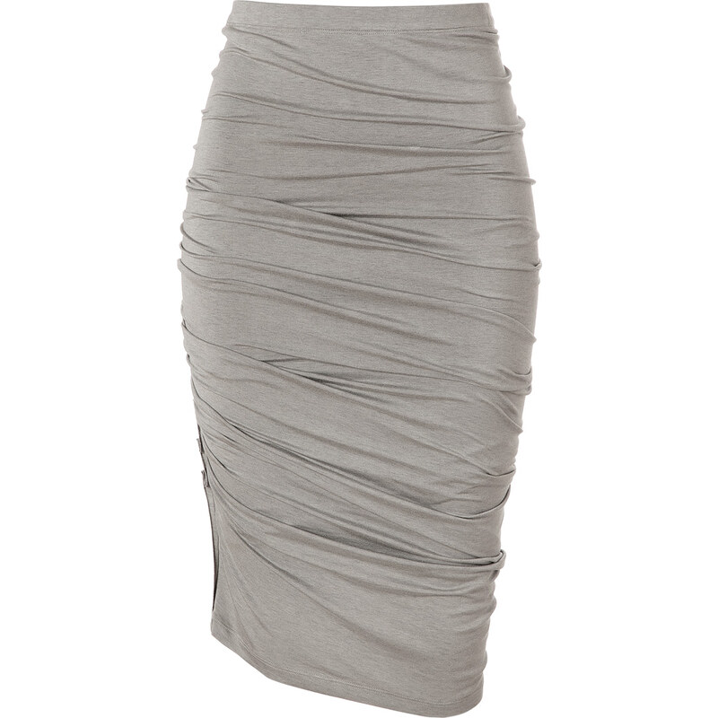Donna Karan Hemp Crushed Skirt