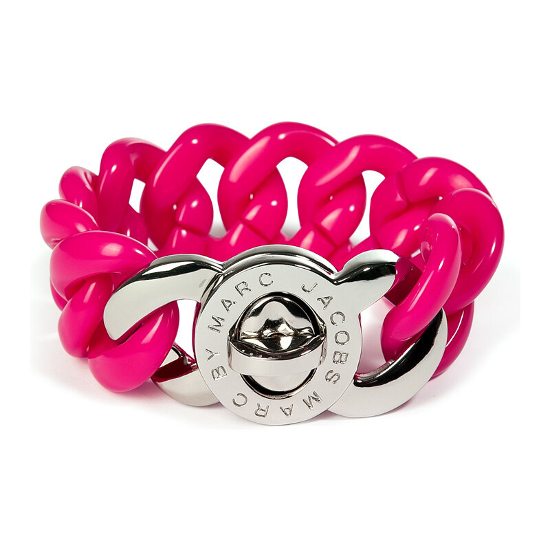 Marc by Marc Jacobs Small Candy Turnlock Bracelet in Pop Pink