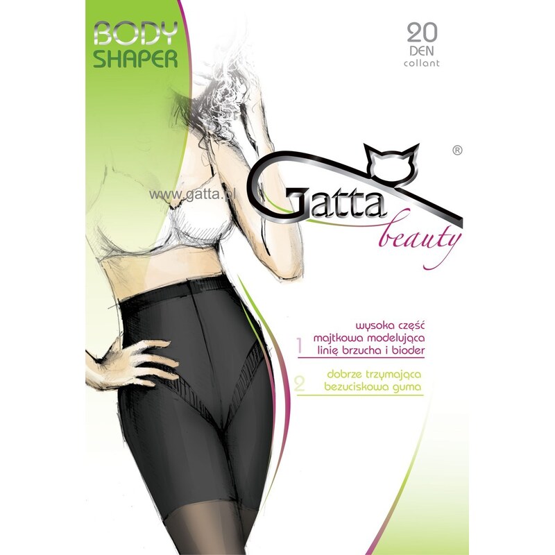 BODY SHAPER - Dámské tvarovací punčochové kalhoty ,20 DEN - GATTA 100299127