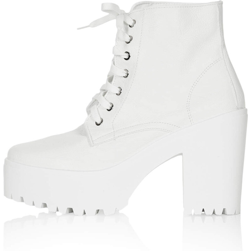 Topshop ACTION Chunky Lace Up Boots