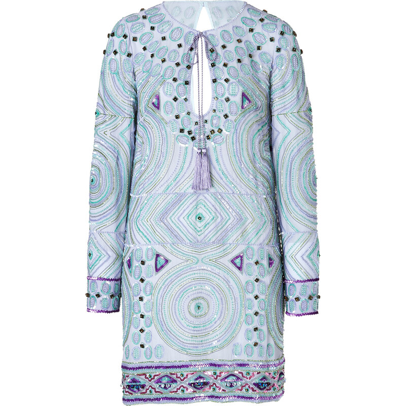 Emilio Pucci Sequined Silk Dress