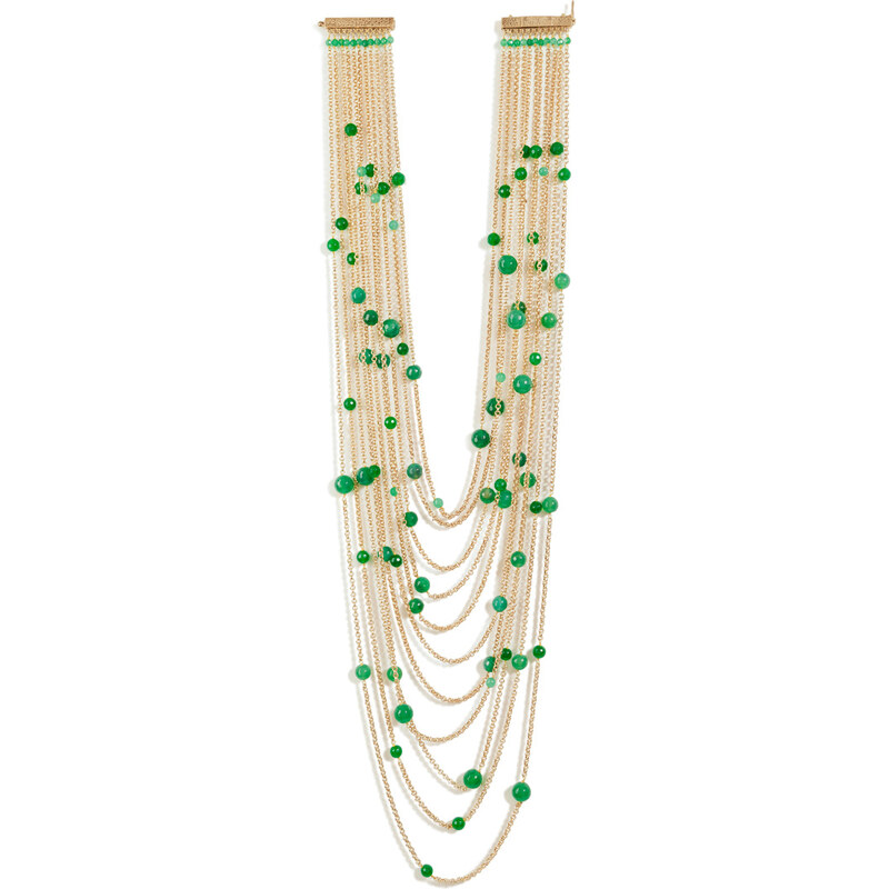 Rosantica Galassia Necklace with Green Jade