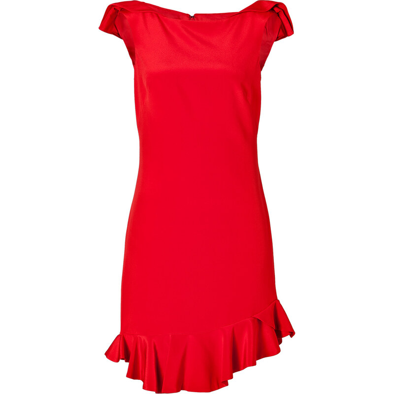 Notte by Marchesa Silk Dress in Red