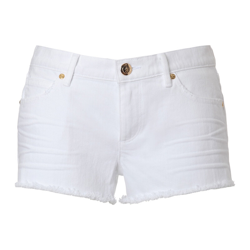 Juicy Couture Cutoff Jean Shorts in White