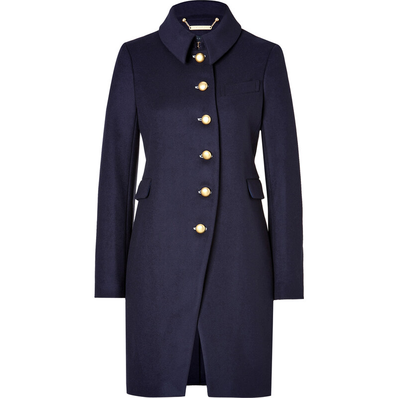 Marc by Marc Jacobs Wool Nicoletta Curve Coat in General Navy
