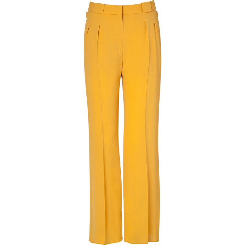 Paul Smith Yellow Silk Pants
