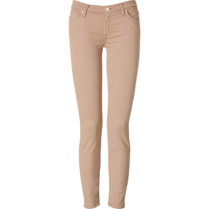 Seven for all Mankind The Skinny Clean Winter Drill Jeans in Khaki