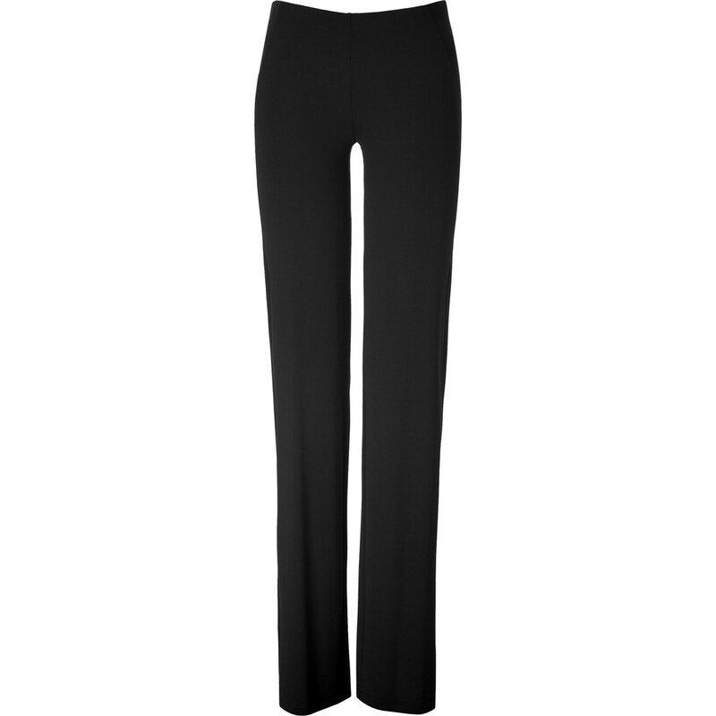 Donna Karan New York Straight Leg Knit Pants in Black
