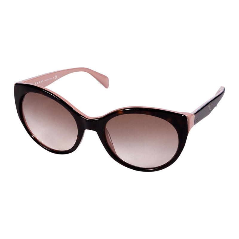 Prada Mock Tortoise/Rose Acetate Gradient Sunglasses