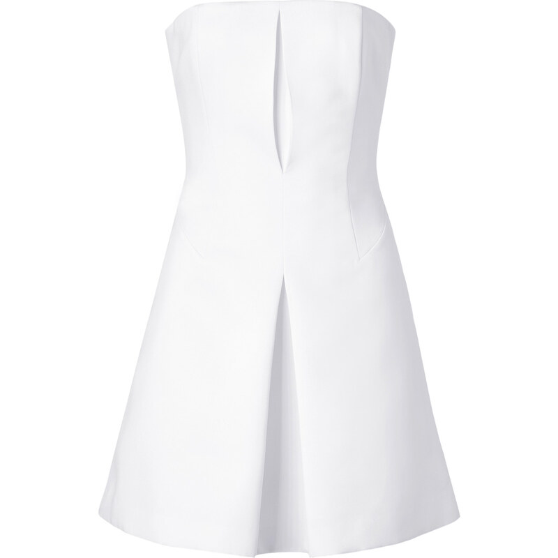 Hakaan White stretch Datur Bustier Dress