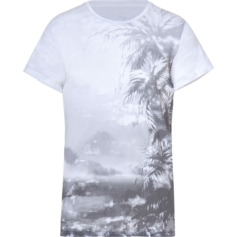 Balmain White Printed Cotton T-Shirt