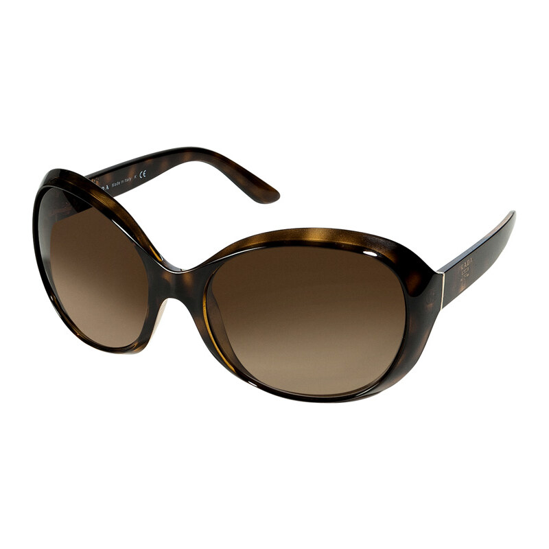 Prada Mock Tortoise Oversized Gradient Sunglasses
