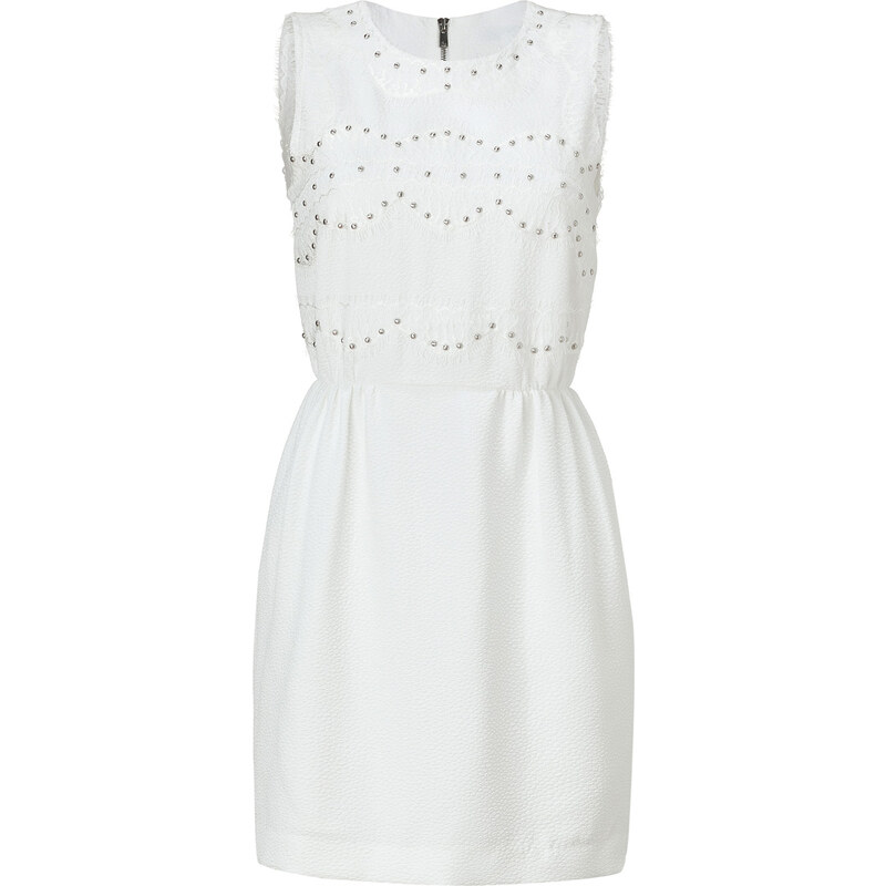 Sandro Ivory Studded Radicale Dress