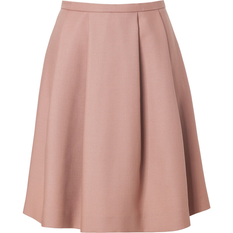 Tara Jarmon Circle Skirt in Old Pink