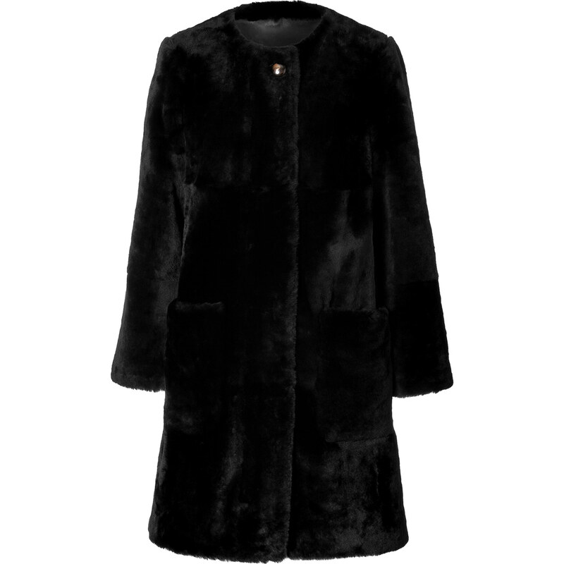 Marc by Marc Jacobs Fur Coat in Black