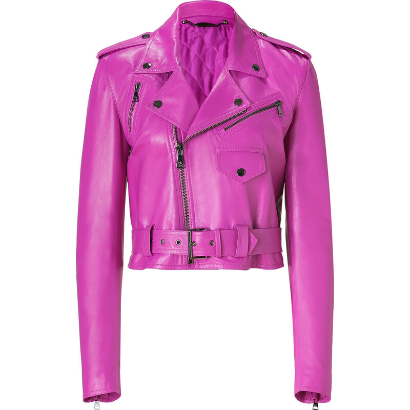Ralph Lauren Collection Hyacinth Glove Leather Jacket