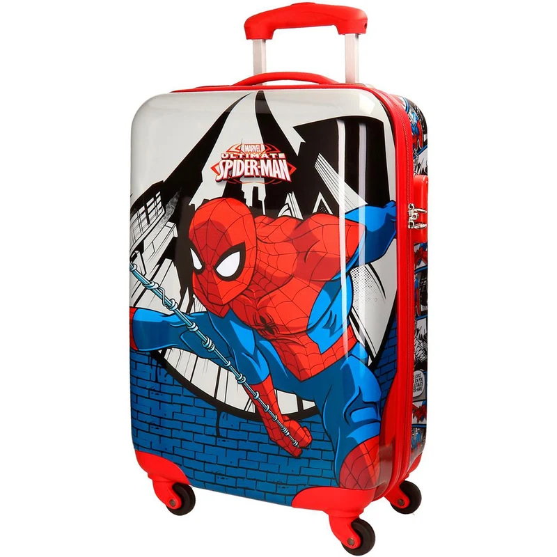 JOUMMABAGS Cestovní kufr Spiderman Comix ABS, objem 35 l - GLAMI.cz