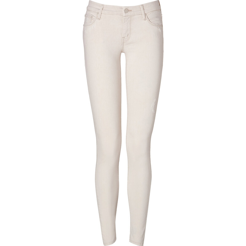 Mother The Looker Jeans in Cream