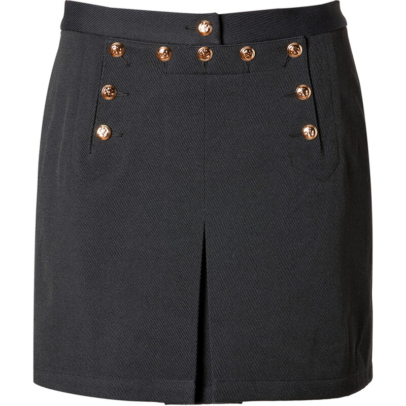 McQ Alexander McQueen Marine Mini Skirt in Dark Navy