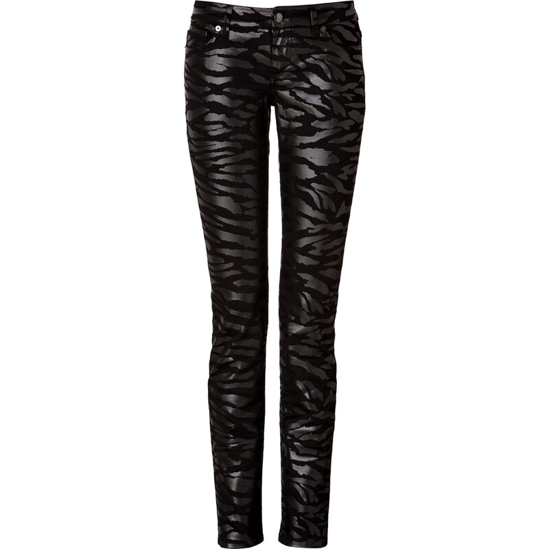 McQ Alexander McQueen Jeans in Black Tiger Stripe