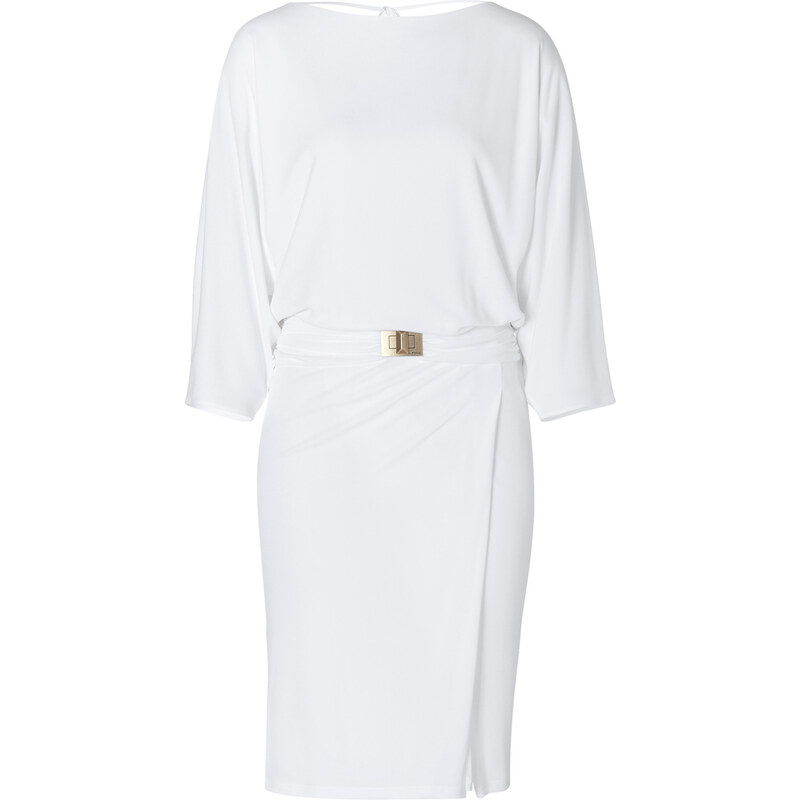 Emilio Pucci Dolman Sleeve Dress in White