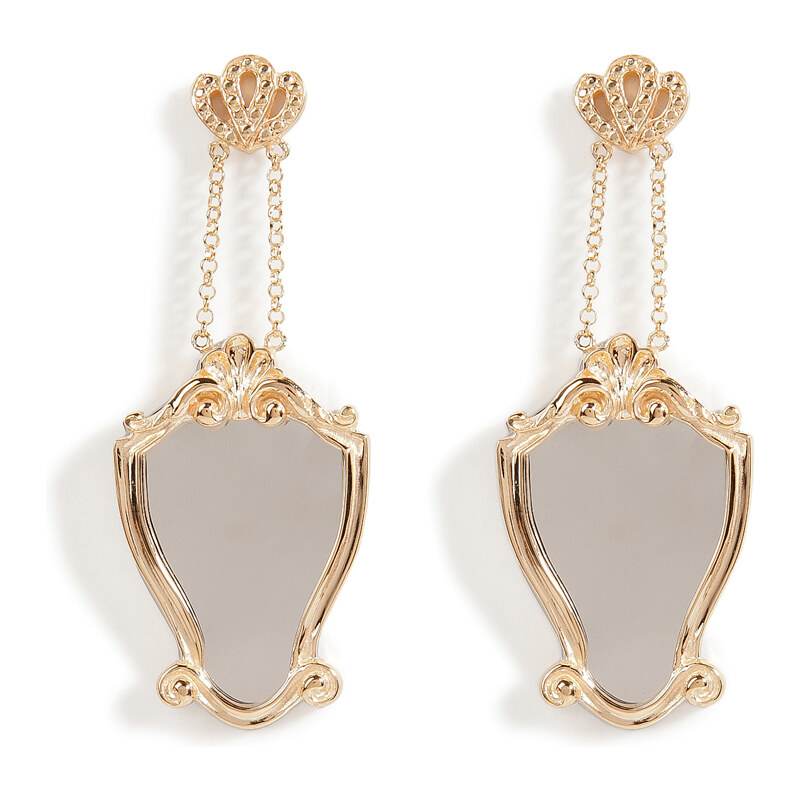 Delfina Delettrez Gold-Plated Silver Vanitas Earrings