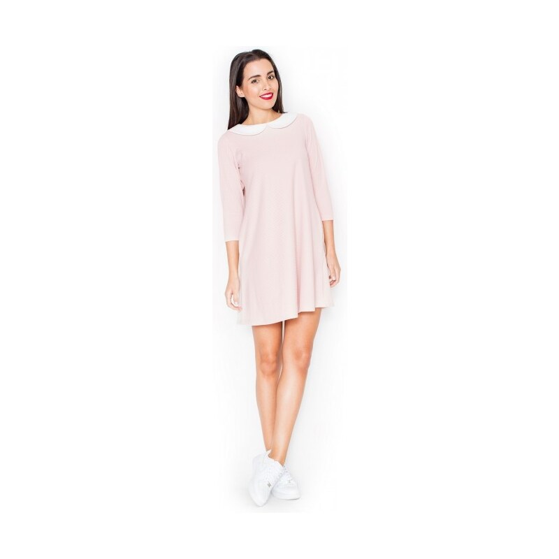 KATRUS Dámské šaty K218 pink